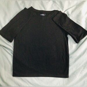Cat & Jack Black Short Sleeve Tee